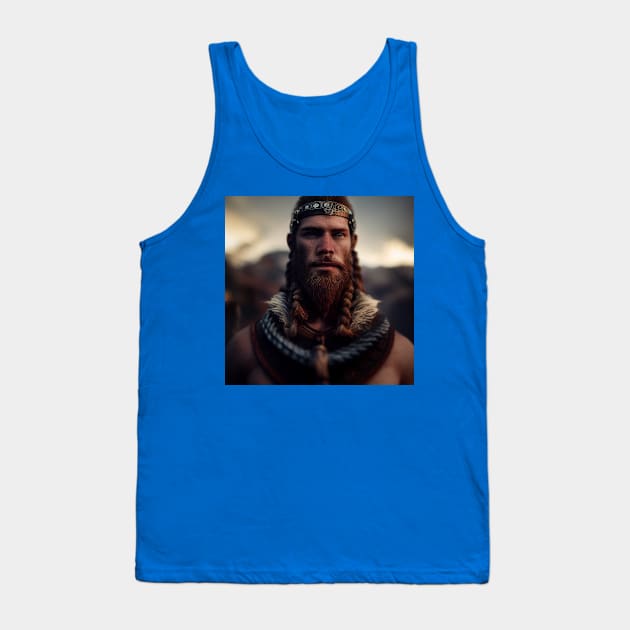 Viking Raider Tank Top by Grassroots Green